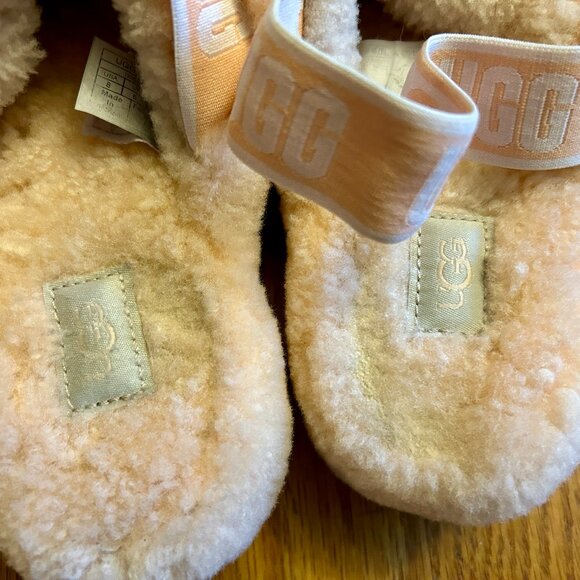 UGG Australia Fluff Yeah Slides Slippers Shoes 8 Light Pink - Picture 7 of 10